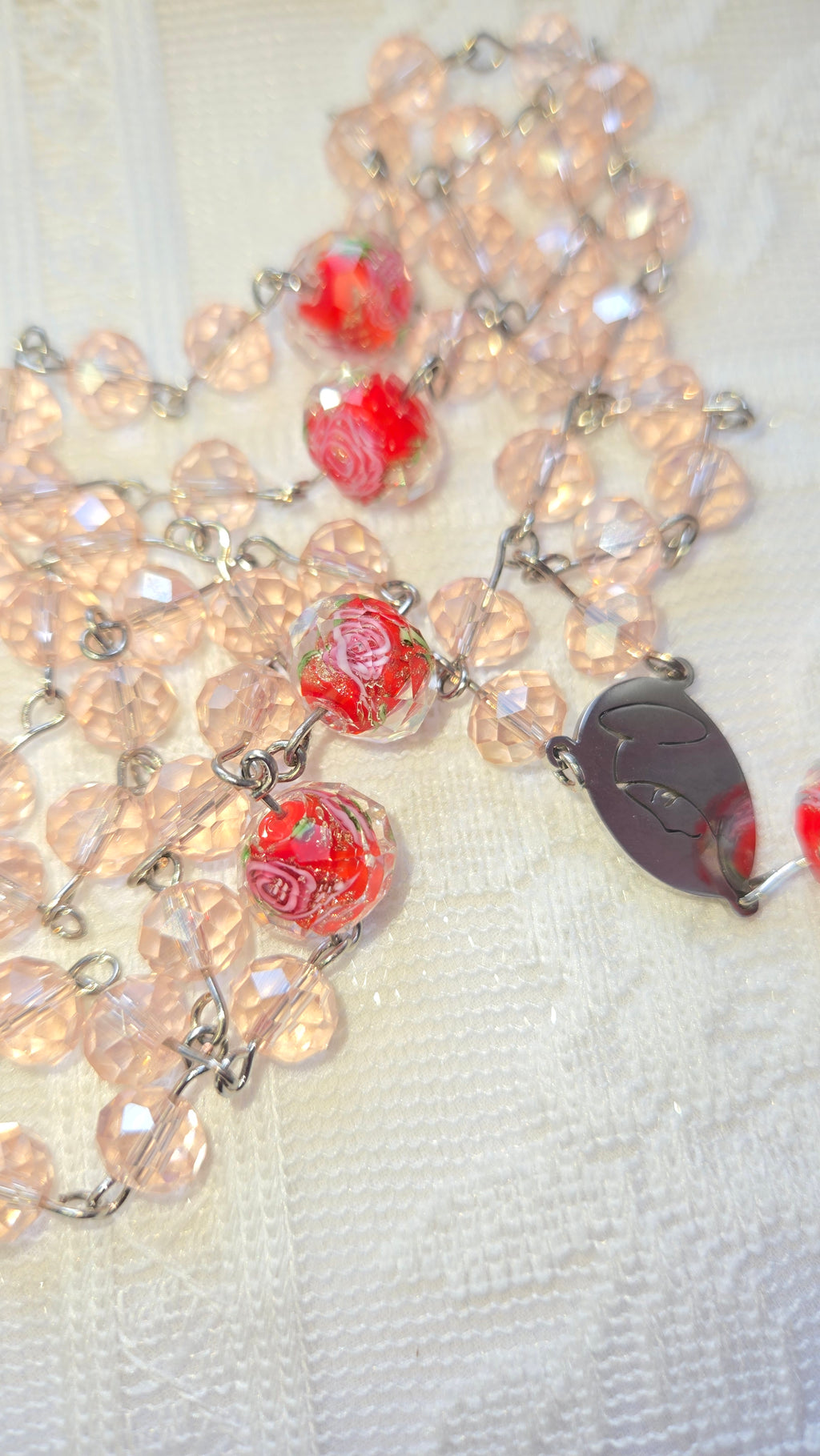 Our Lady of Virgin Mary Crystal Rosary
